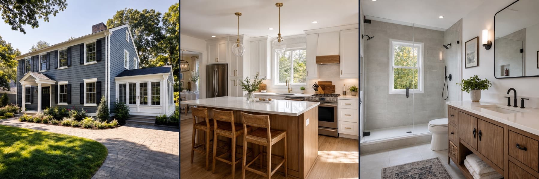 New Jersey home exterior, kitchen, and bathroom remodeling inspiration