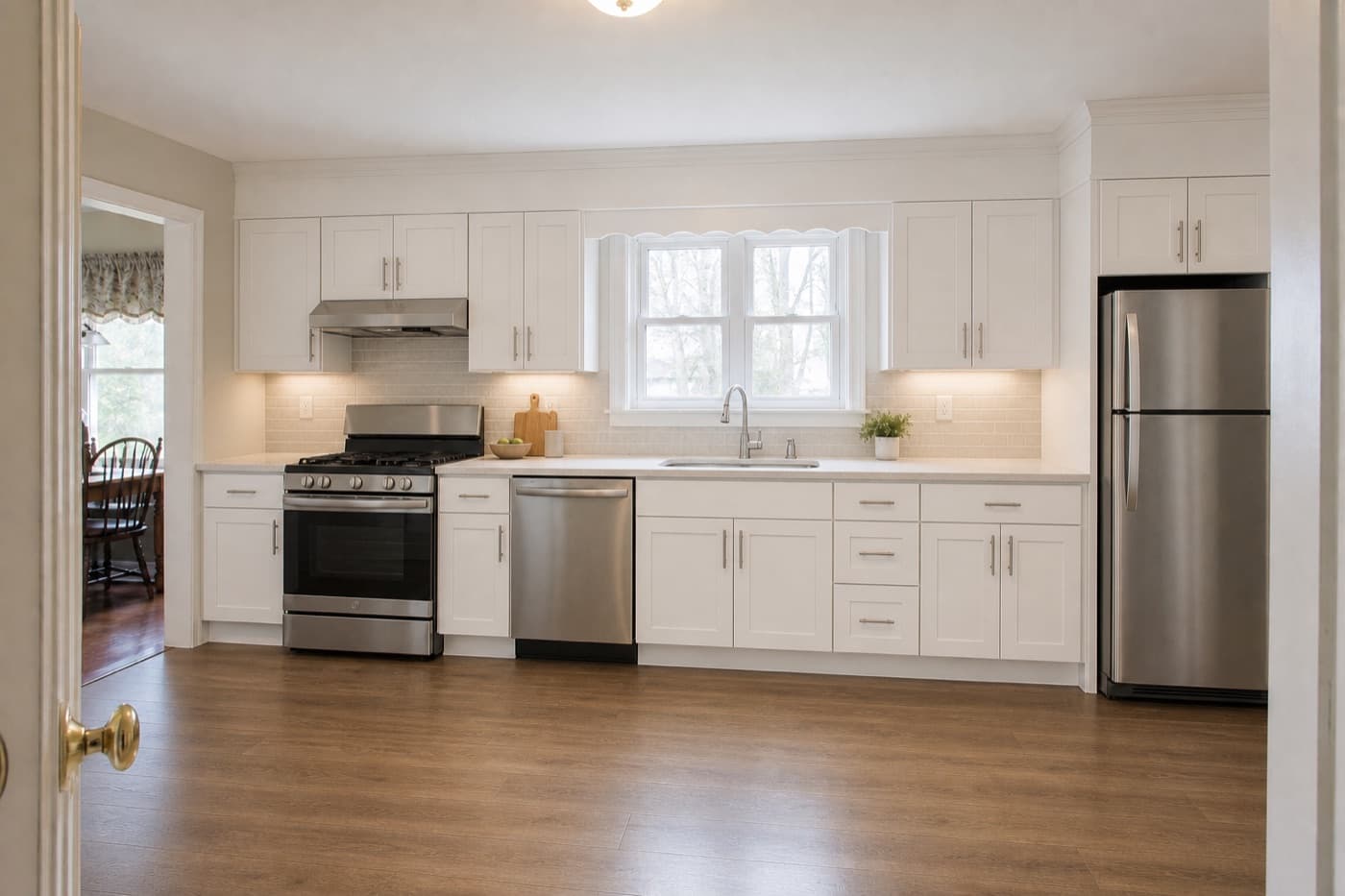 Updated kitchen after remodeling