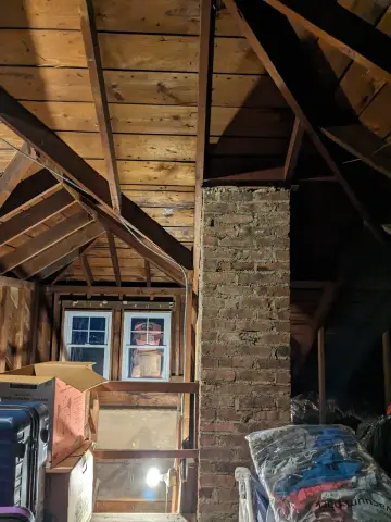 Attic before the renovation